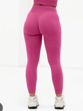 High-Waist Lazuli Sculpt Seamless Pink Leggings